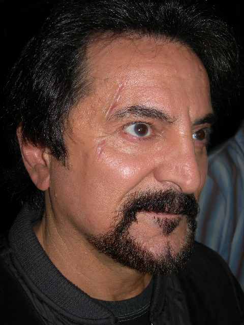 Scar on Tom Savini