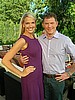 Monica Pedersen and Bobby Flay on HGTV